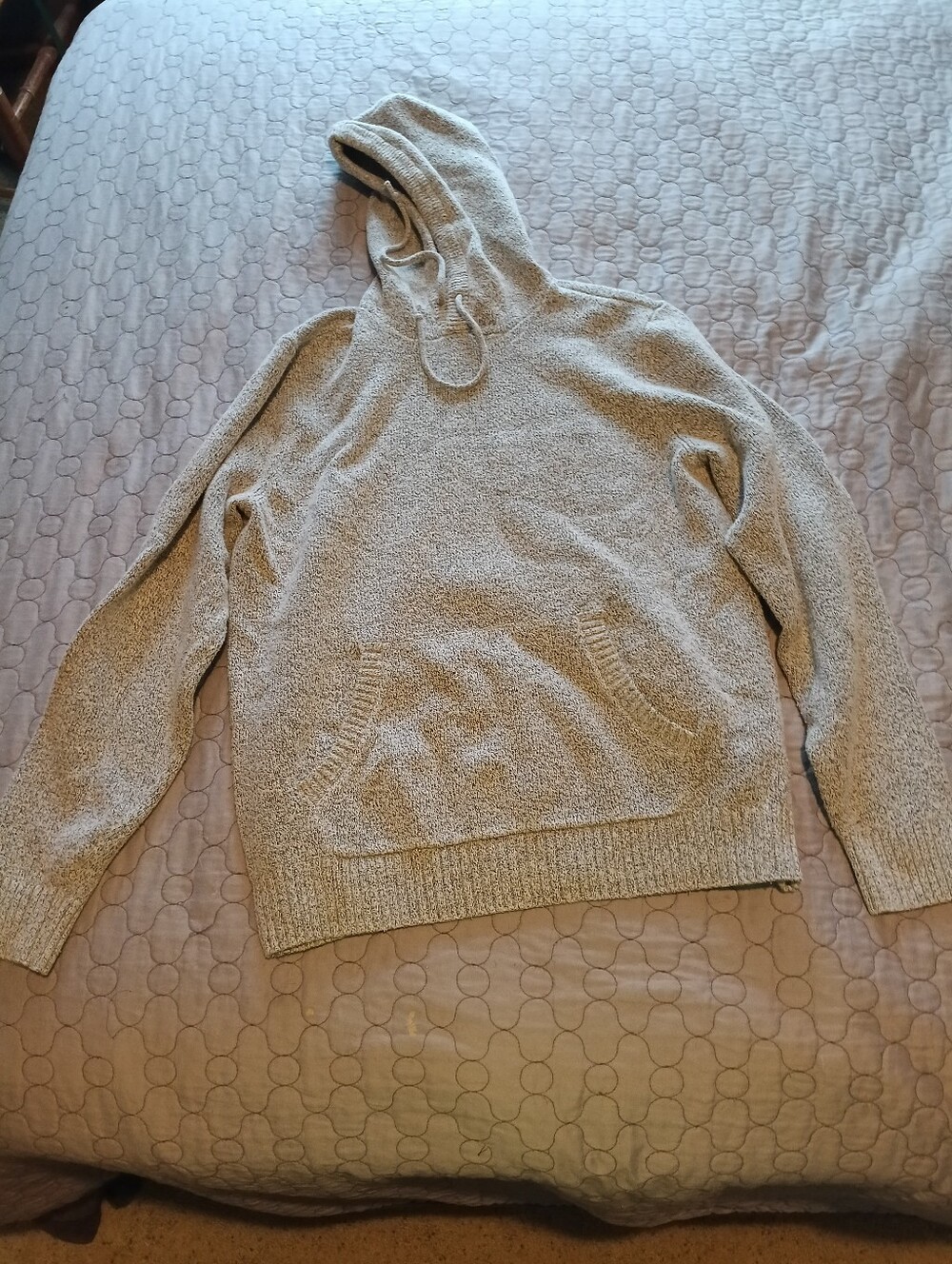 Old Navy Cozy Cream Hooded Women’s Sweater Size L